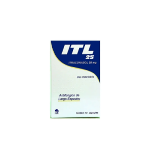 ITL 25mg Itraconazol Antifúngico Cães e Gatos Cepav 10 comprimidos
