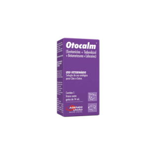 Otocalm Agener União Solução Otológico para Cães e Gatos