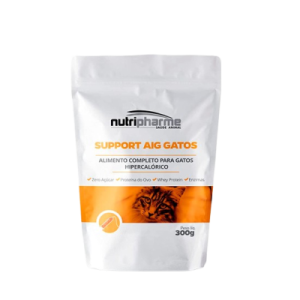 Alimento Completo Nutripharme Support AIG para Gatos Hipercalórico 300g