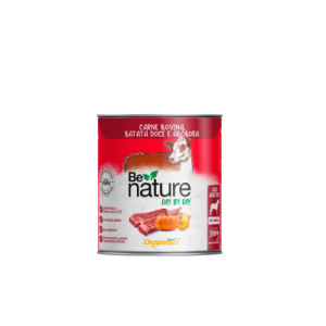 Alimento Natural Organnact Be Nature Day By Day para Cães Filhotes Sabor Carne Bovina, Batata Doce e Abóbora 300g