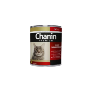 Ração Úmida Chanin Lata Premium para Gatos Sabor Carne e Frango 280g
