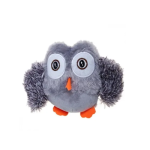 Brinquedo Pet Cães Pelúcia Pet Coruja Cinza Napi