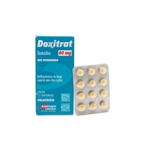 Doxitrat 80 Mg Cães E Gatos 24 Comprimidos - Agener União