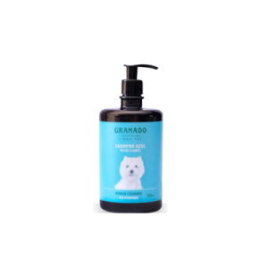 Shampoo Granado Azul Pelos Claros para Cães e Gatos - 500 ml