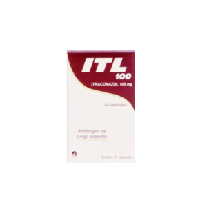 ITL 25mg Itraconazol Antifúngico Cães e Gatos Cepav 10 comprimidos - 100mg