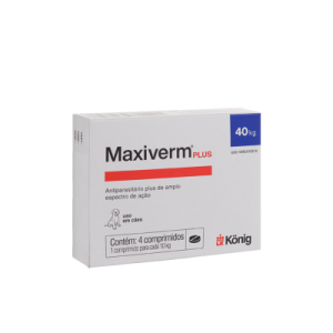 Antiparasitário Konig Maxi Verm Plus - 40Kg
