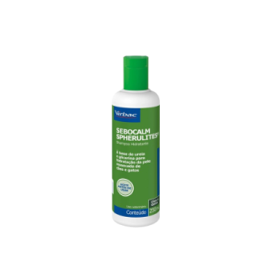 Shampoo Virbac Sebocalm Spherulites para Seborreia - 250 mL