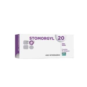 Stomorgyl 2 Antibiótico para Cães e Gatos 20 Comprimidos