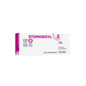 Stomorgyl 2 Antibiótico para Cães e Gatos 20 Comprimidos