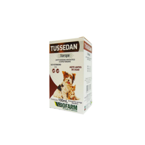 Tussedan Xarope Cães E Gatos 100ml Biofarm
