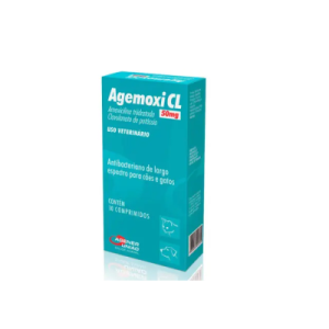 Antibiótico Agener União Agemoxi CL 10 comprimidos - 50mg