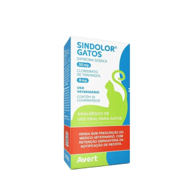 Sindolor Dipirona Sódica Para Gatos 50/8mg